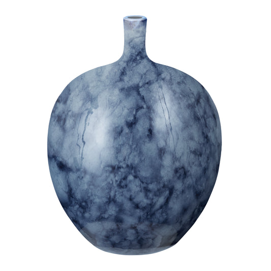 ELK STUDIO 857052 Midnight Marble Vase - Small