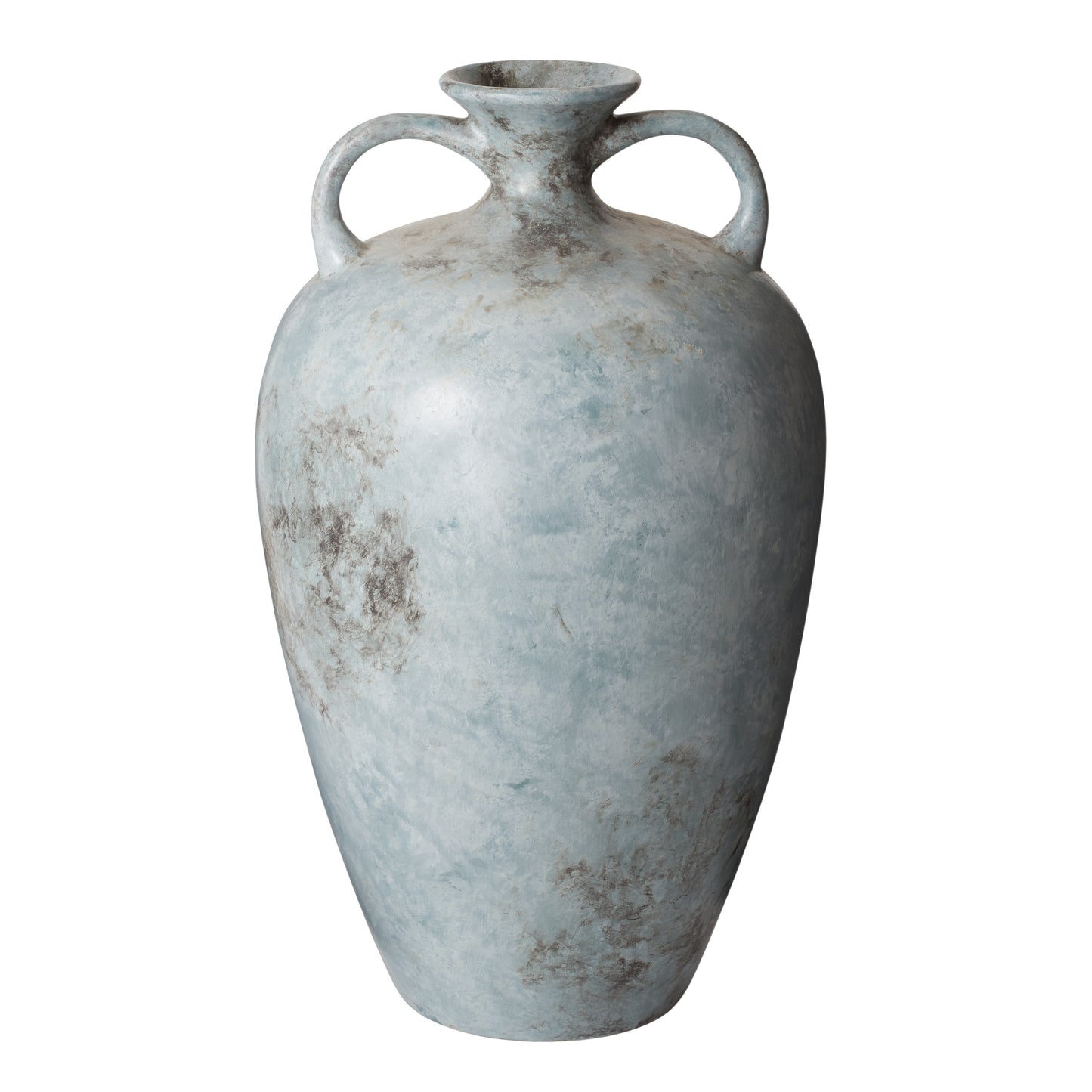 ELK STUDIO 857088 Mottled Starling Vase - Pale Blue