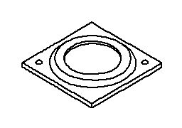KOHLER Escutcheon, Bath - Vibrant Brushed Nickel, K-85983-BN