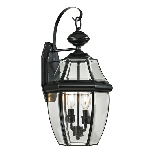 THOMAS 8602EW/60 Ashford 21'' High 2-Light Outdoor Sconce - Black