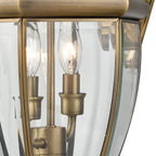 THOMAS 8602EW/89 Ashford 10'' High 2-Light Outdoor Sconce - Antique Brass