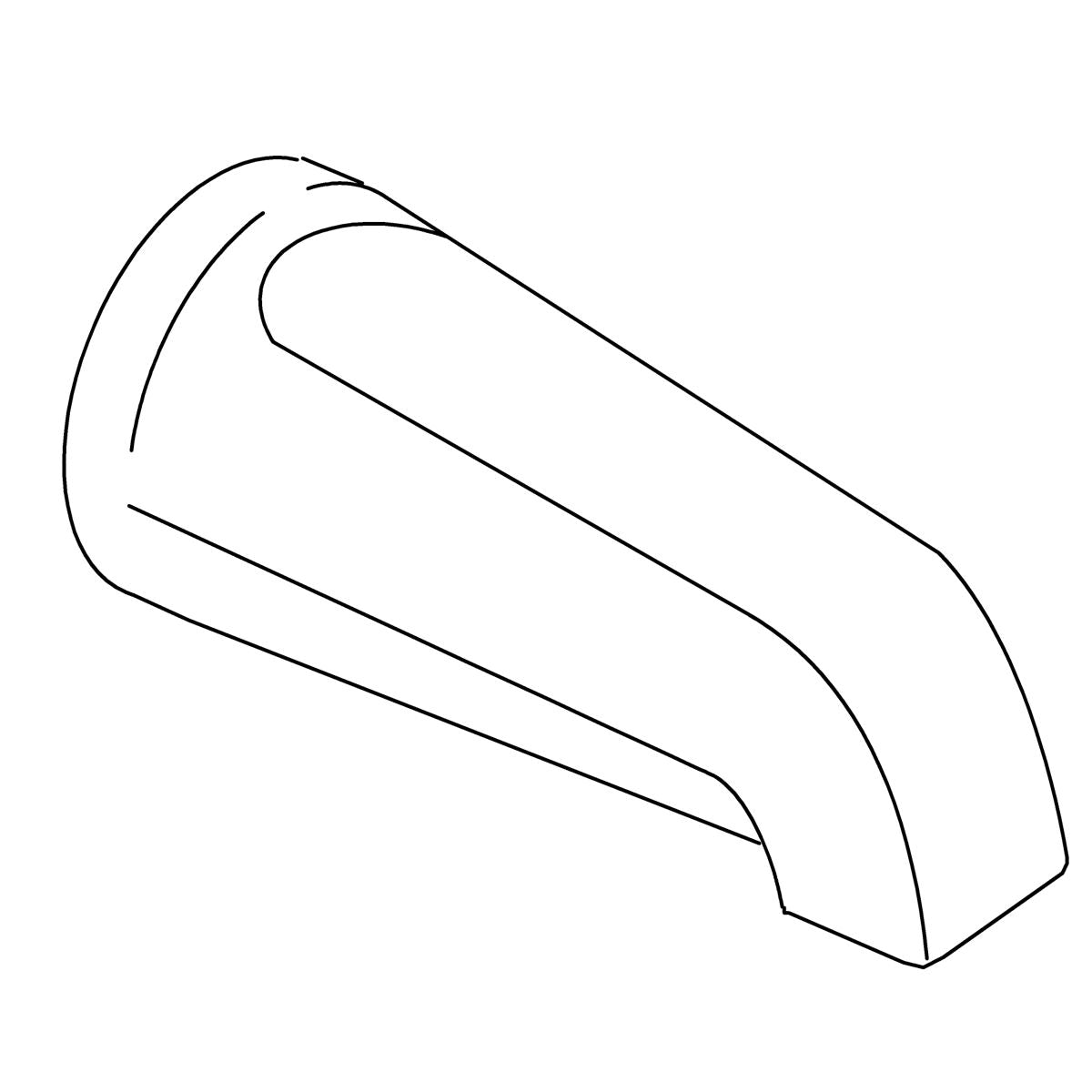 KOHLER Spout, Slip Bath - Vibrant Finish, K-86236-VF
