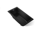KOHLER K-863-7 Tea-For-Two 71-3/4" X 36" Drop-In Bath - Black Black