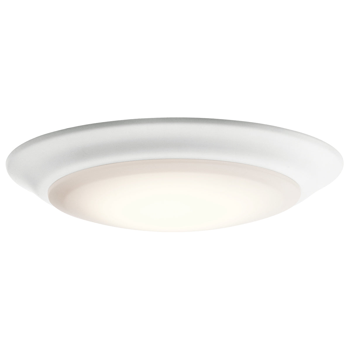 KICHLER 43846WHLED27B Downlight Gen I 7.5" 2700K Led Flush Mount 24 Pack White