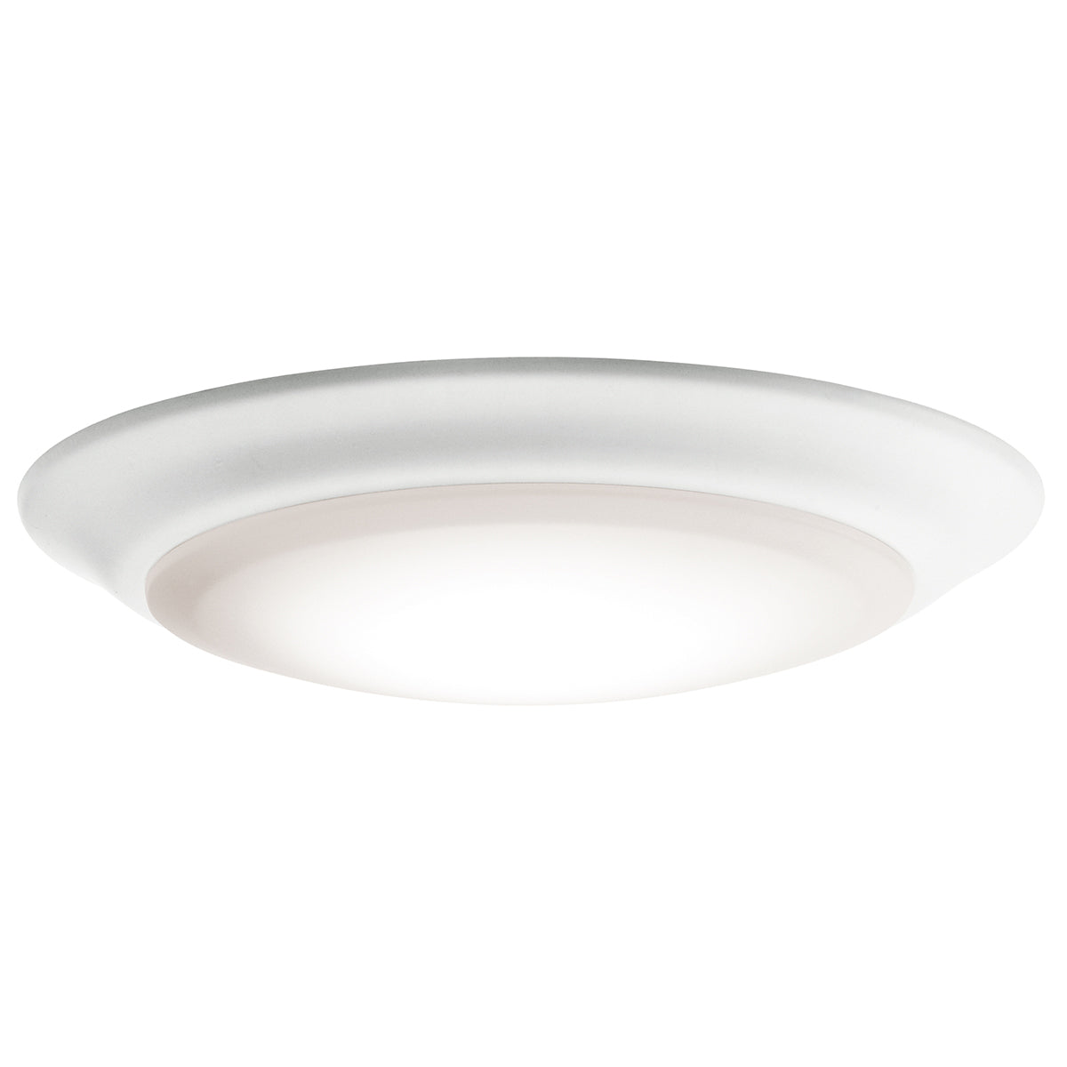 KICHLER 43846WHLED30B Downlight Gen I 7.5" 3000K Led Flush Mount 24 Pack White