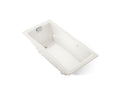 KOHLER K-865-GH96-96 Tea-For-Two 71-3/4" X 36" Drop-In Heated Bubblemassage Air Bath - Biscuit