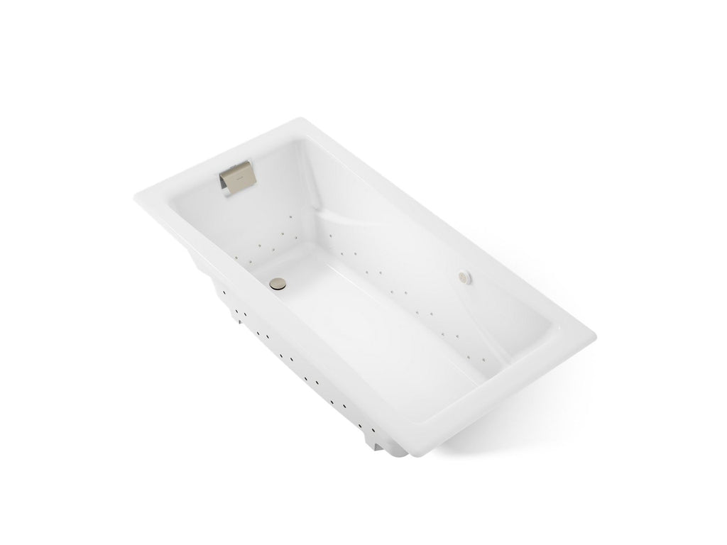 KOHLER K-865-GHBN-0 Tea-For-Two 71-3/4" X 36" Drop-In Heated Bubblemassage Air Bath - White