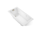KOHLER K-865-GHBN-0 Tea-For-Two 71-3/4" X 36" Drop-In Heated Bubblemassage Air Bath - White