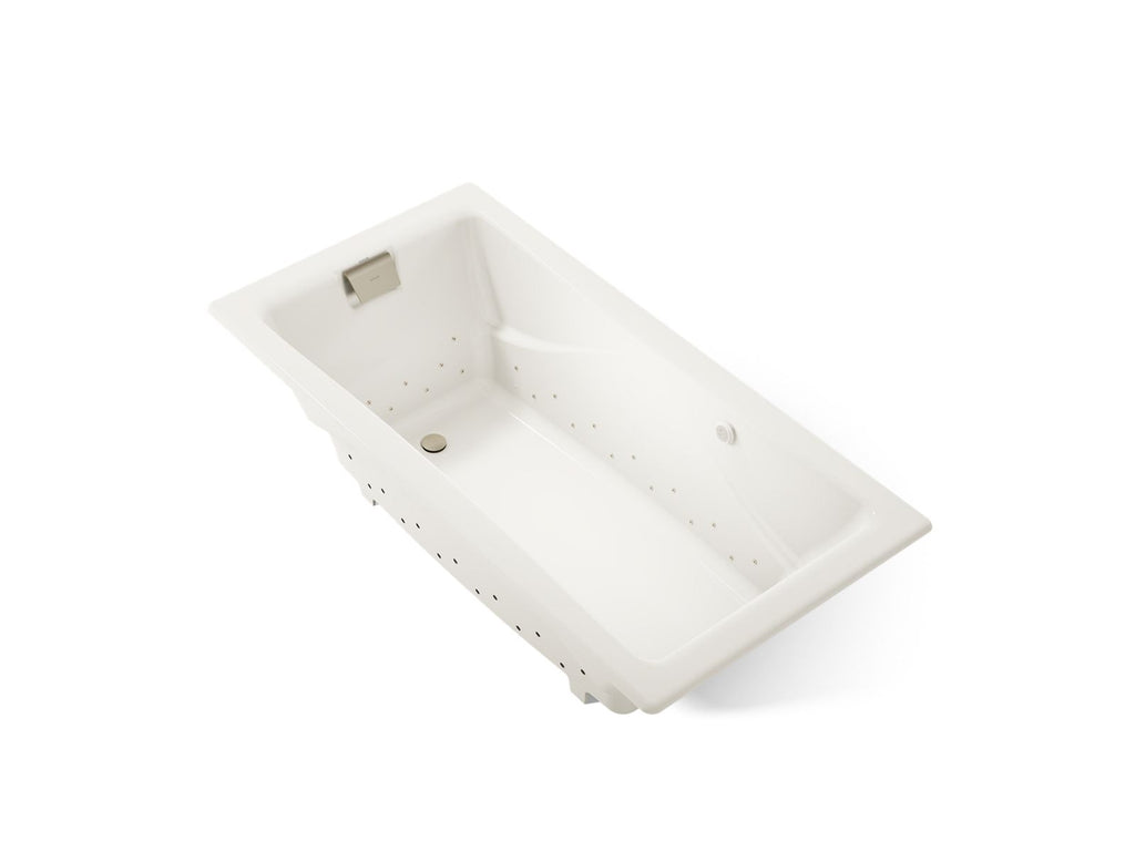 KOHLER K-865-GHBN-96 Tea-For-Two 71-3/4" X 36" Drop-In Heated Bubblemassage Air Bath - Biscuit