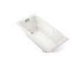 KOHLER K-865-GHBN-96 Tea-For-Two 71-3/4" X 36" Drop-In Heated Bubblemassage Air Bath - Biscuit