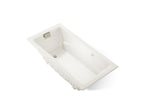 KOHLER K-865-GHBN-96 Tea-For-Two 71-3/4" X 36" Drop-In Heated Bubblemassage Air Bath - Biscuit