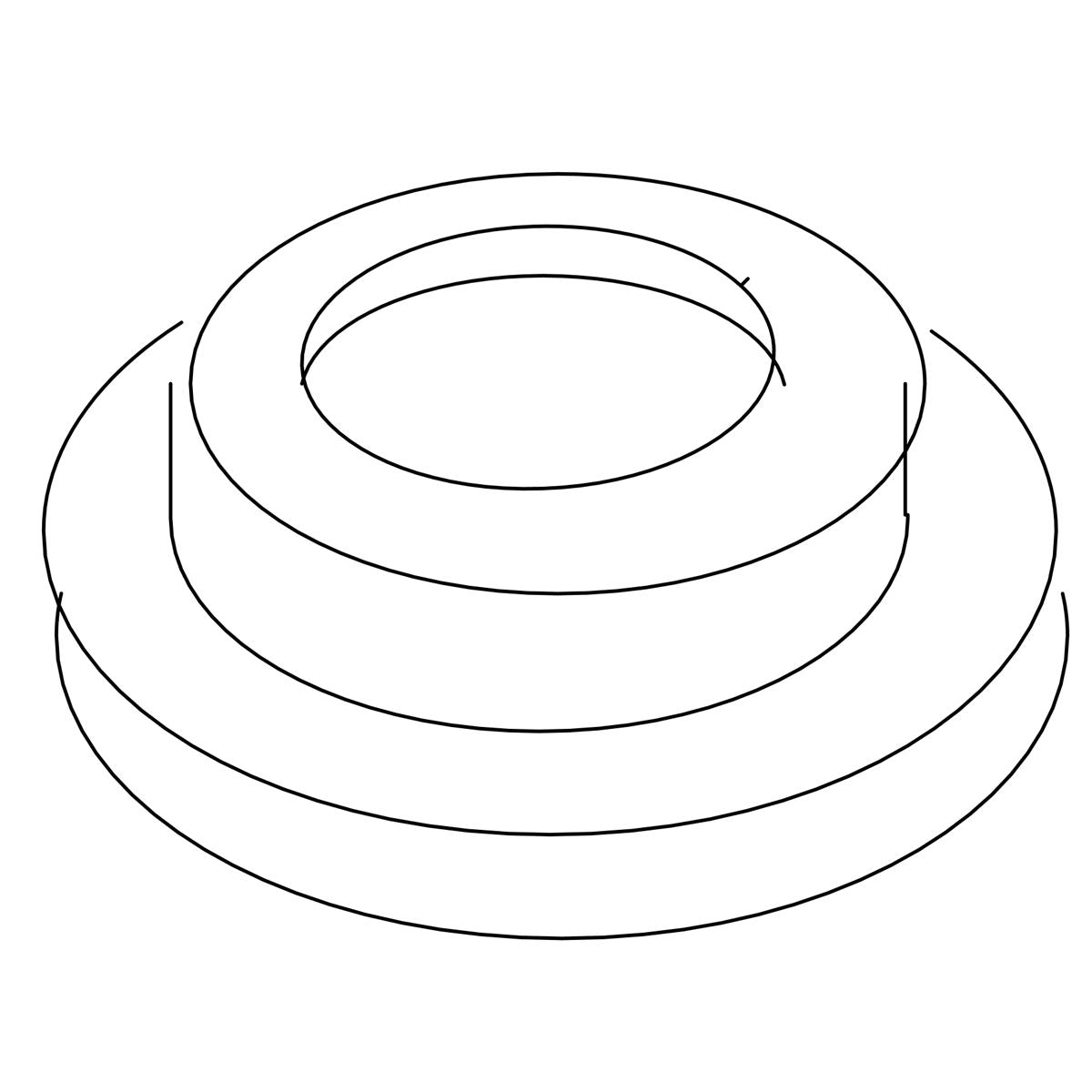 KOHLER Ring, Trim - Vibrant Bright Nickel, K-86679-SR