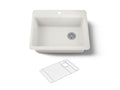 KOHLER K-8668-1A1-96 Riverby 27" Top-Mount Single-Bowl Kitchen Sink - Biscuit