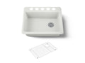 KOHLER K-8668-5UA1-NY Riverby 27" Undermount Single-Bowl Kitchen Sink - Dune