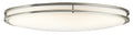 KICHLER 10789NILED Avon 32.5" Led Flush Mount With Acrylic In Brushed Nickel
