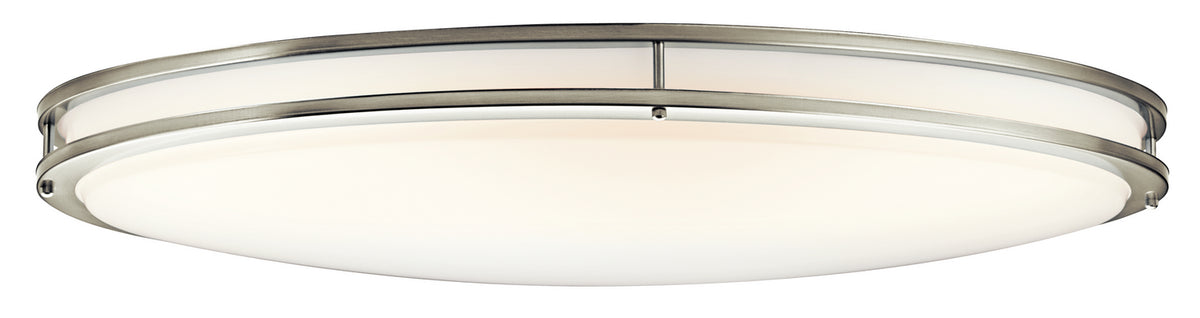KICHLER 10789NILED Avon 32.5" Led Flush Mount With Acrylic In Brushed Nickel