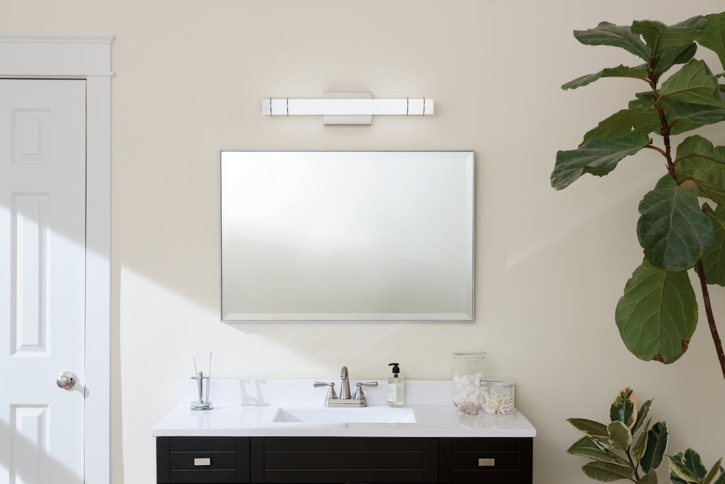 KICHLER 11253NILED Korona 24" LED Linear Vanity Light Brushed Nickel