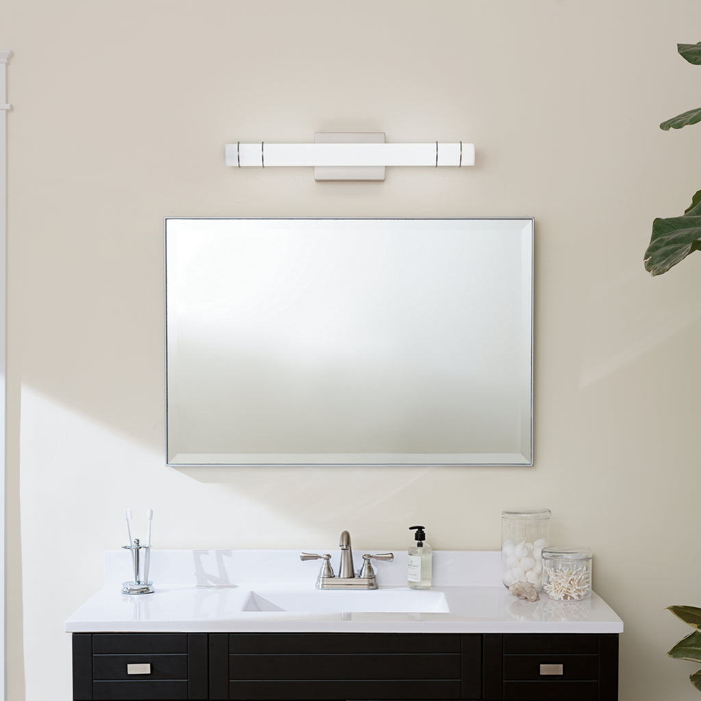 KICHLER 11253NILED Korona 24" LED Linear Vanity Light Brushed Nickel