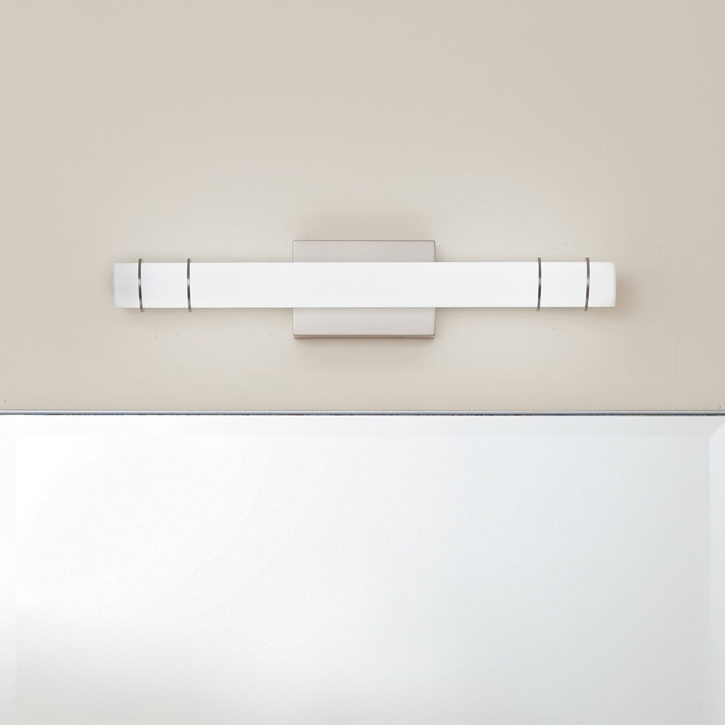 KICHLER 11253NILED Korona 24" LED Linear Vanity Light Brushed Nickel