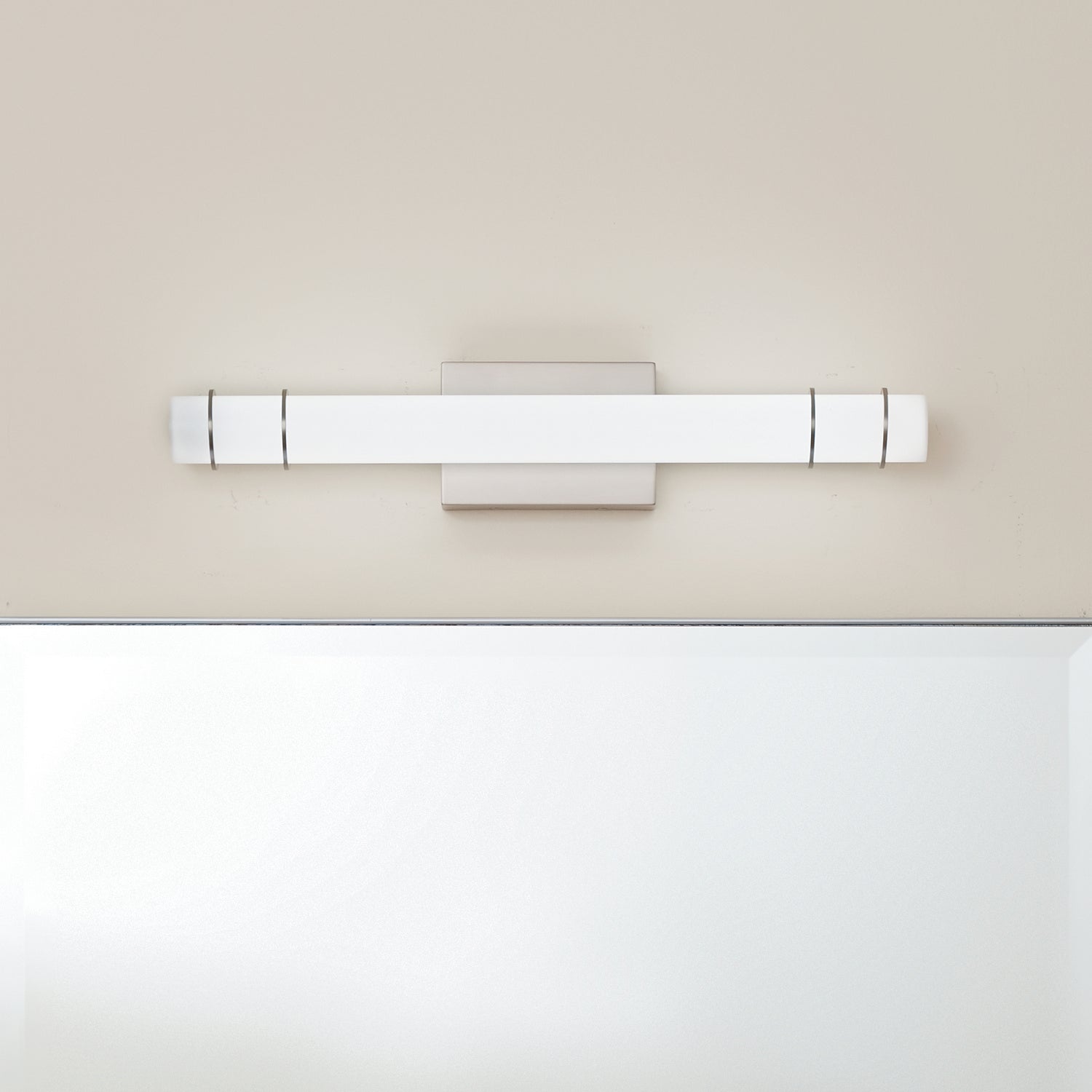 KICHLER 11253NILED Korona 24" LED Linear Vanity Light Brushed Nickel