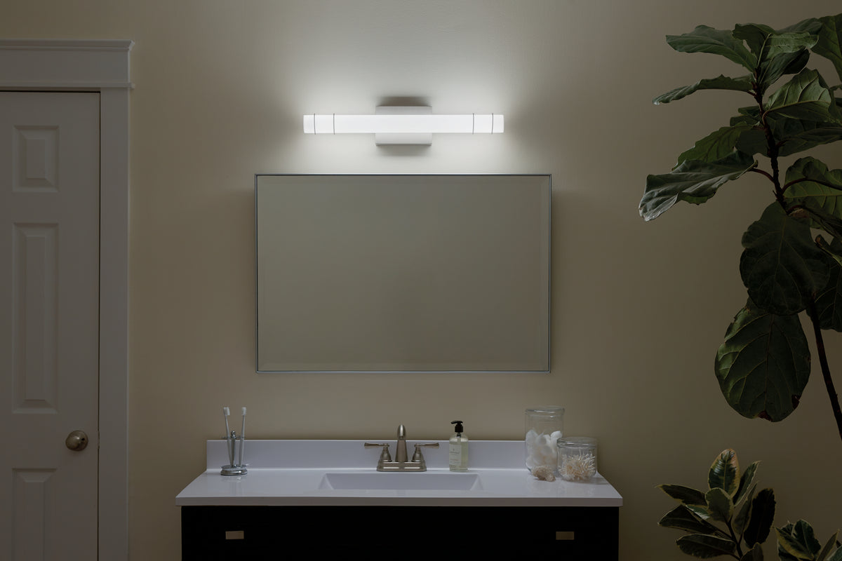 KICHLER 11253NILED Korona 24" LED Linear Vanity Light Brushed Nickel