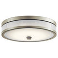 KICHLER 11302NILED Pira 12" Led Flush Mount Brushed Nickel