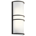 KICHLER 11315OZLED 2 Light Led Wall Sconce Olde Bronze