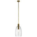 KICHLER 43090NBR Lakum 1 Light Pendant Natural Brass