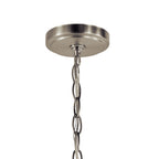 KICHLER 44029NI Winslow 15.25" 3 Light Mini Chandelier With Clear Seeded Glass In Brushed Nickel