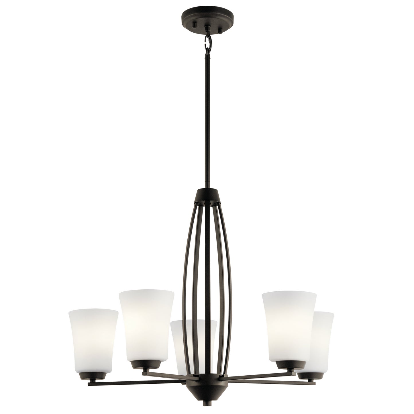 KICHLER 44051Oz Tao Five Light Chandelier Olde Bronze