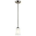 KICHLER 44053NI Tao 1 Light Mini Pendant Brushed Nickel