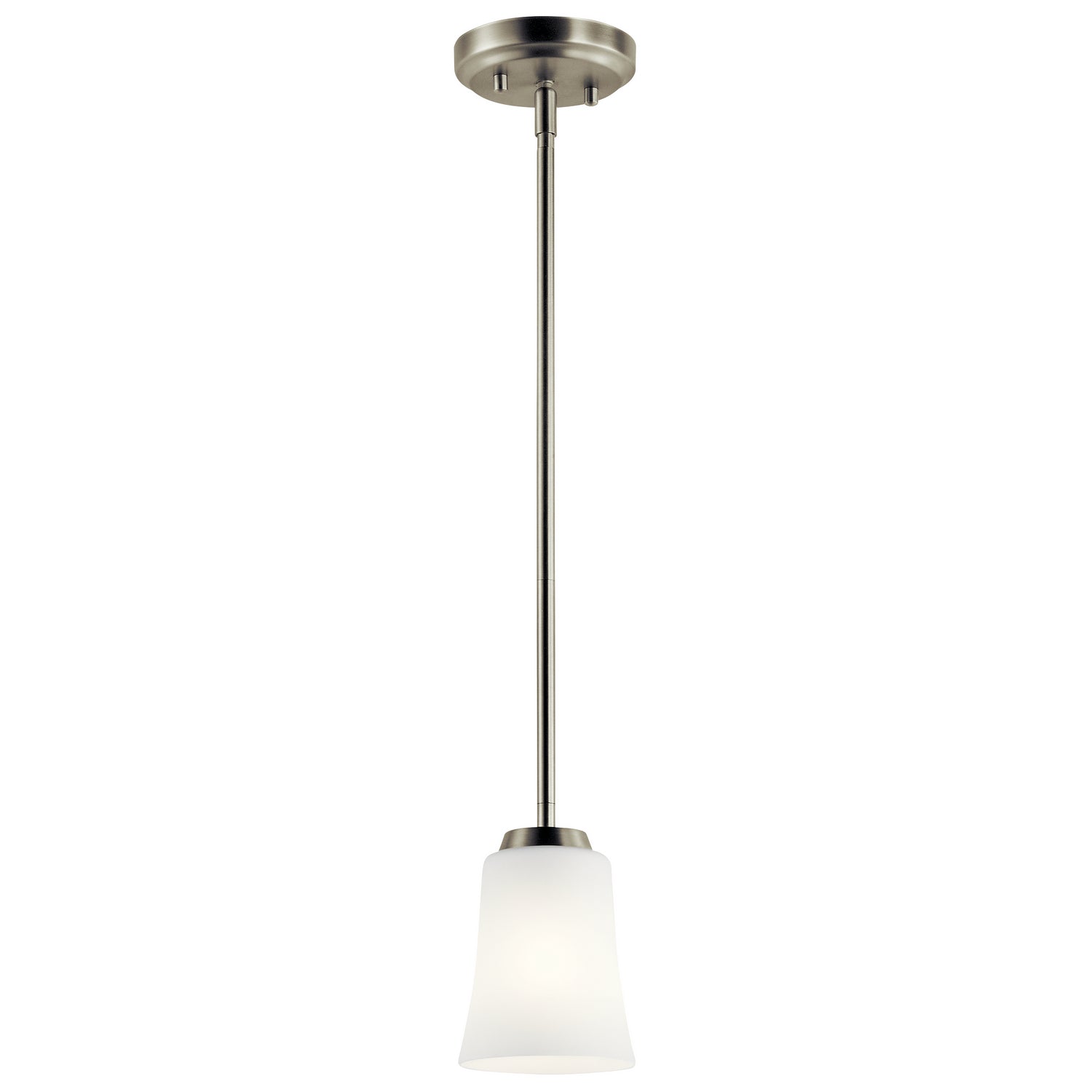 KICHLER 44053NI Tao 1 Light Mini Pendant Brushed Nickel