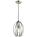 KICHLER 44054NI Tao 1 Light Pendant Brushed Nickel