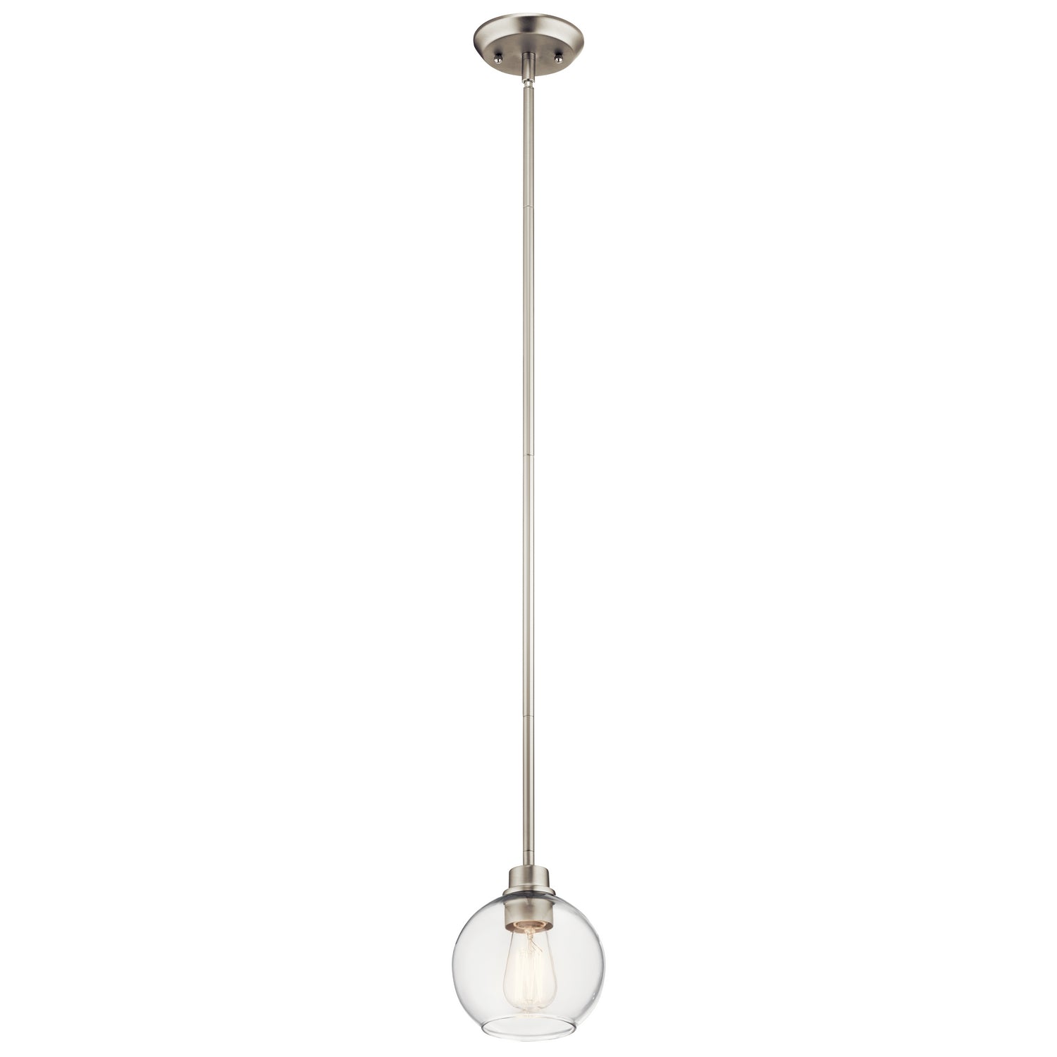 KICHLER 44065Ni Harmony One Light Mini Pendant Brushed Nickel