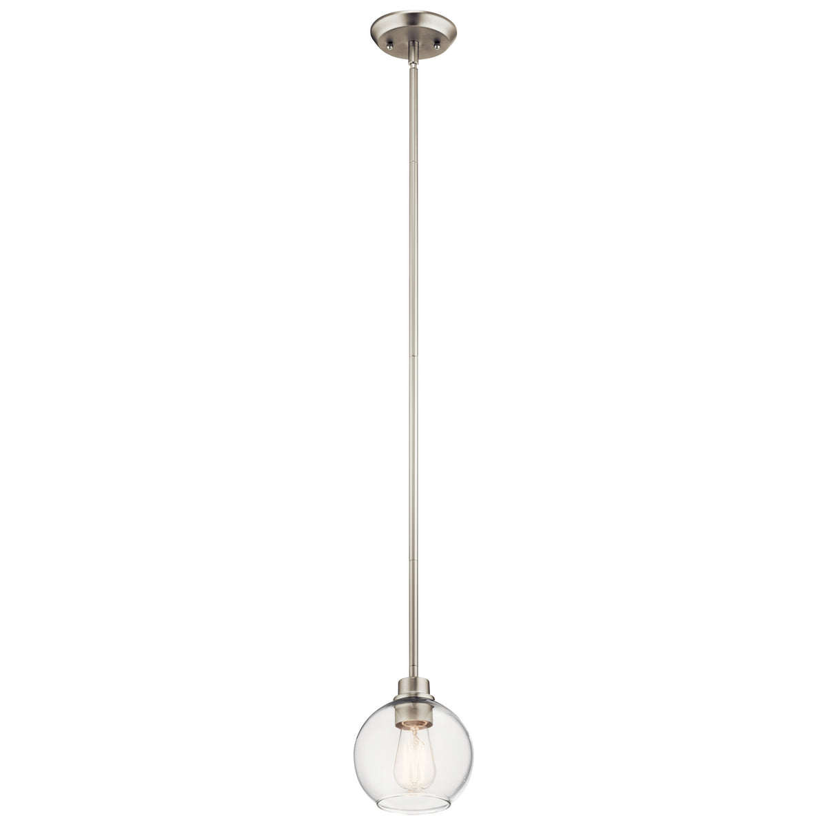 KICHLER 44065NI Harmony One Light Mini Pendant Brushed Nickel