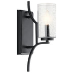 KICHLER 44070DBK Vara 1 Light Wall Sconce Distressed Black