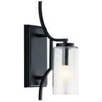 KICHLER 44070DBK Vara 1 Light Wall Sconce Distressed Black