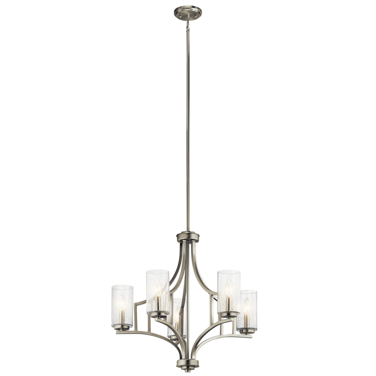 KICHLER 44072NI Vara 5 Light Chandelier Brushed Nickel