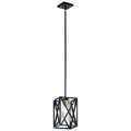 KICHLER 44083BK Moorgate 1 Light Mini Pendant Black