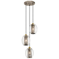 KICHLER 44103AP Asher Three Light Pendant Antique Pewter