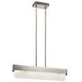 KICHLER 44160CLPLED Serene LED Linear Chandelier Classic Pewter