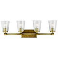 KICHLER 45869NBR Audrea Four Light Bath Natural Brass