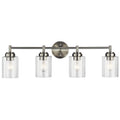 KICHLER 45887NI Winslow 30" 4 Light Vanity Light With Clear Seeded Glass In Brushed Nickel