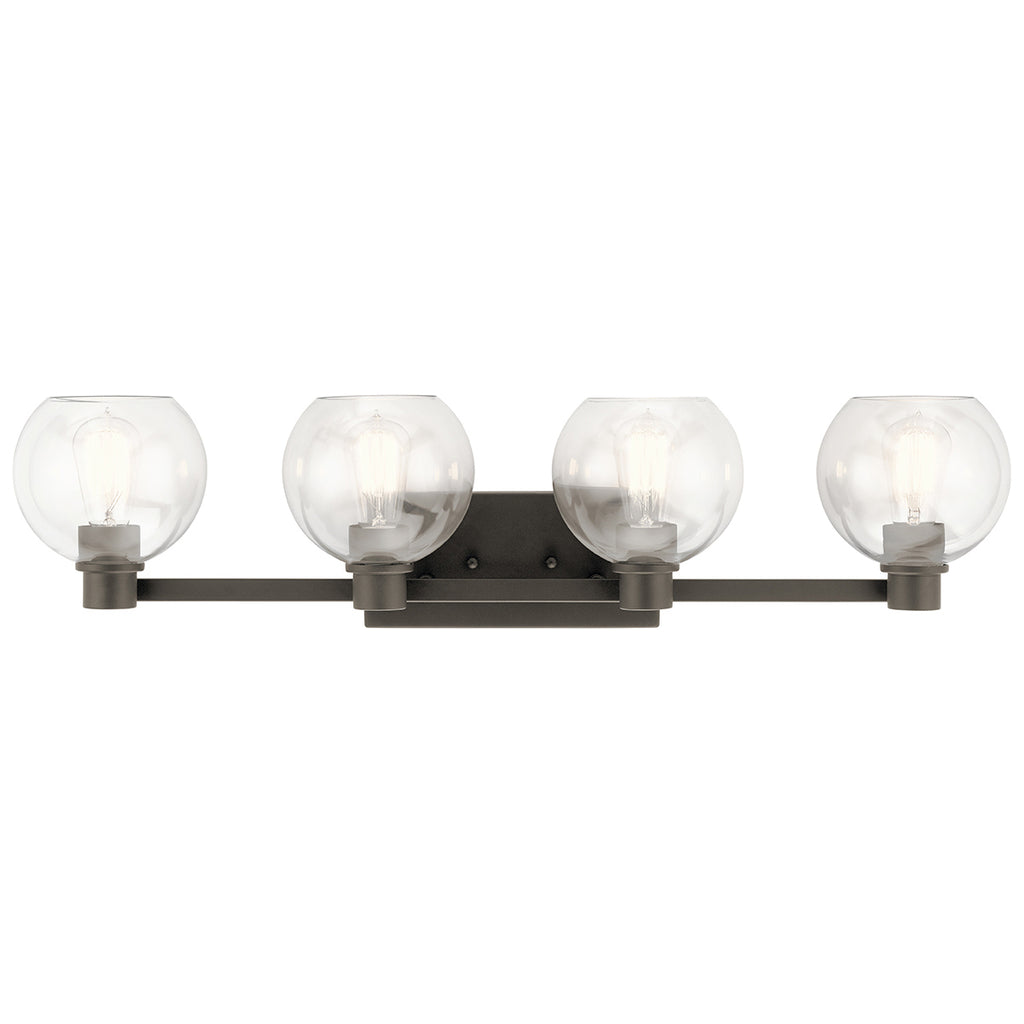 KICHLER 45895OZ Harmony 4 Light Vanity Light Olde Bronze