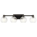 KICHLER 45895OZ Harmony 4 Light Vanity Light Olde Bronze