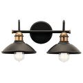 KICHLER 45944OZ Clyde 7.25 Inch 2 Light Vanity Light In Olde Bronze