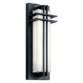 KICHLER 49297BKTLED Manhattan 16" Led Wall Light Textured Black