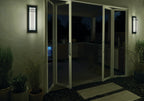 KICHLER 49298BKTLED Manhattan 22" Led Wall Light With White Glass In Textured Black