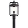 KICHLER 49869WZC Andover 1 Light Post Light Weathered Zinc