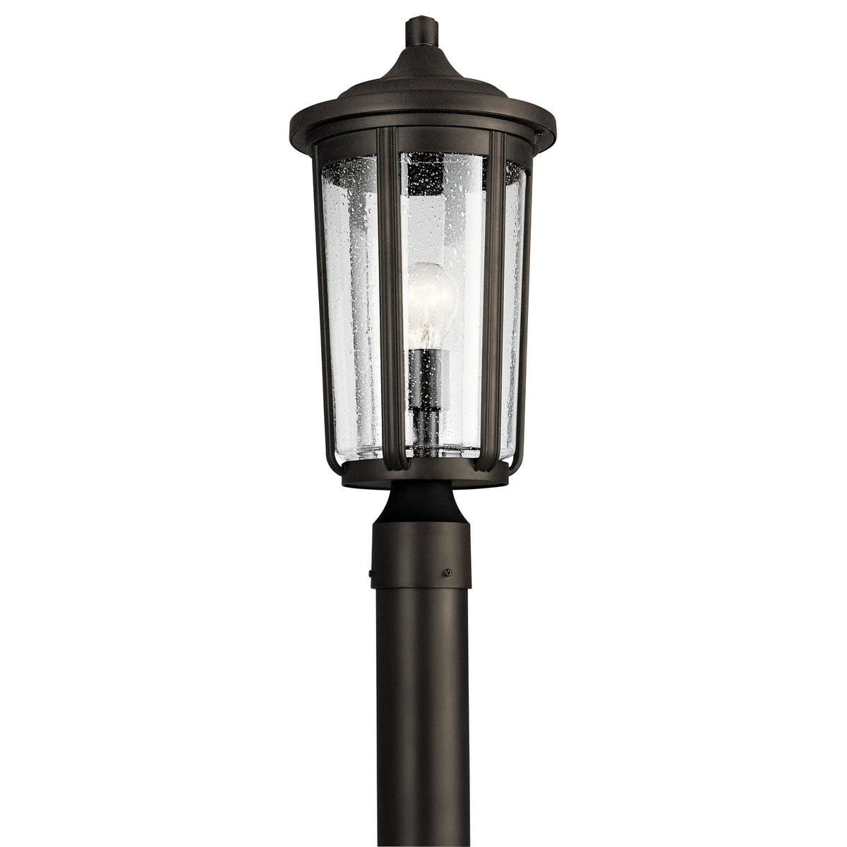 KICHLER 49895OZ Fairfield 1 Light Post Light Olde Bronze